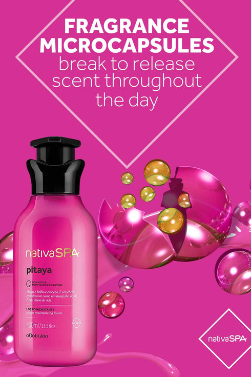 O Boticário Nativa Spa Pitaya Body Moisturizing Lotion 400ml